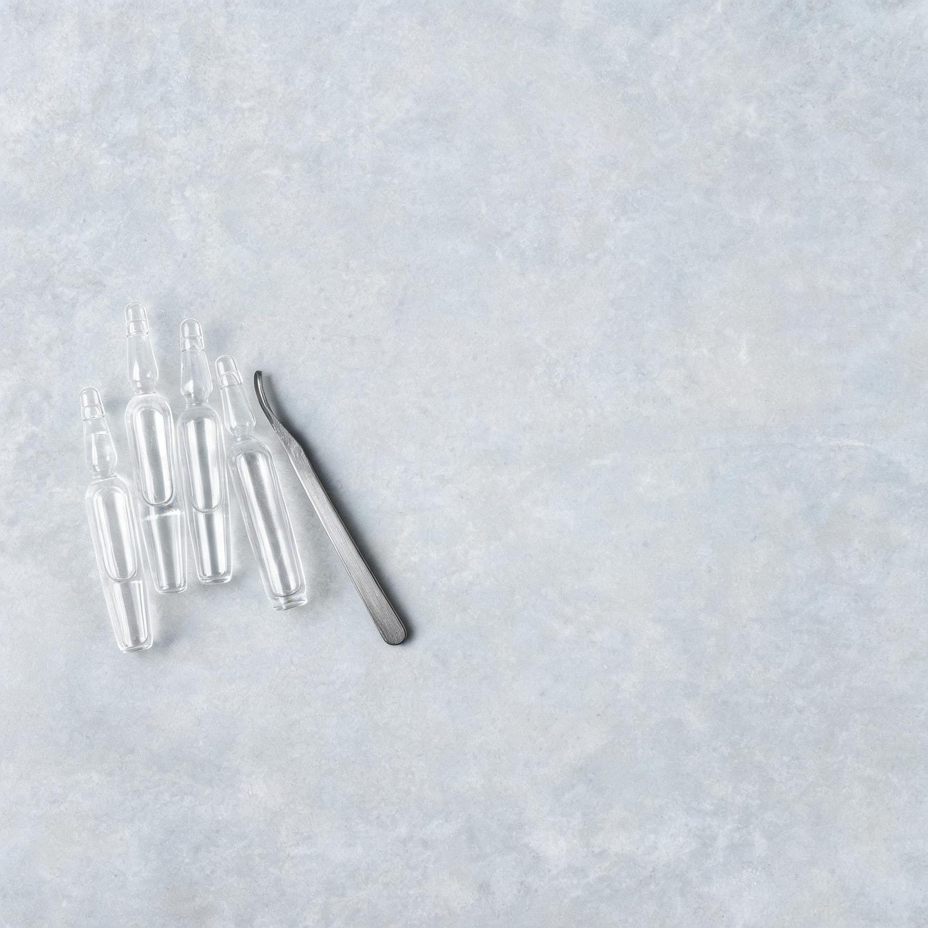 Minimal product flat lay